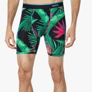BN3TH Men's Classic Boxer Briefs Jungle Paradise Breathable Underwear New Sz S